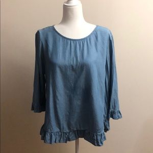 Gap Chambray Top